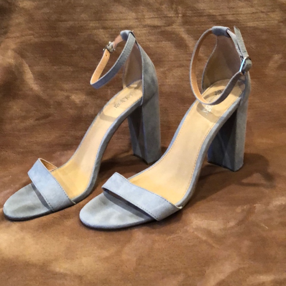 Velvet High Heels, Good Condition